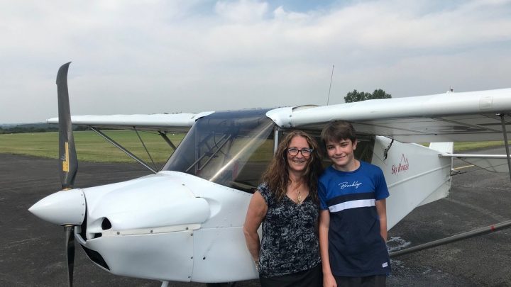 William – 15 ans – vol seul à bord avec son SkyRanger