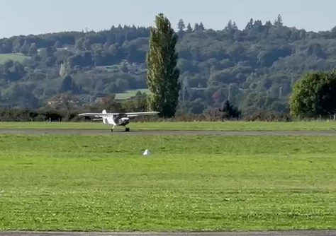 Lâcher solo de Maxime sur le Skyranger