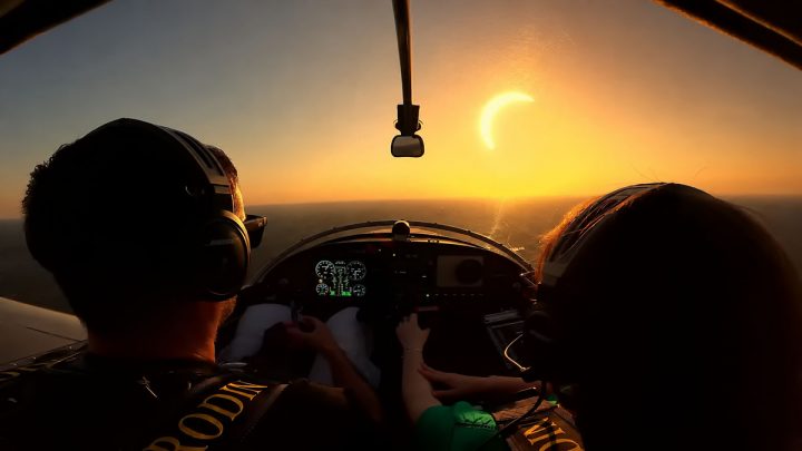 Vol durant l&rsquo;éclipse du 12 aout 2026